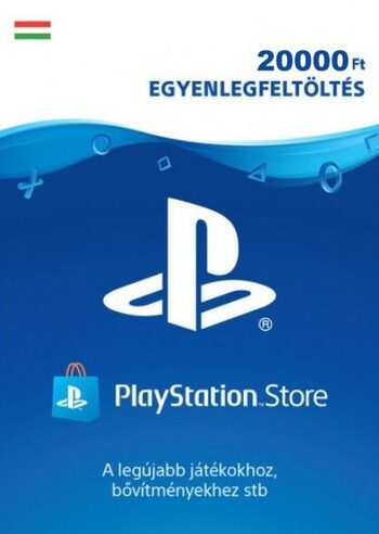 PLAYSTATION NETWORK GIFT CARD 20 000 HUF (HU) - PSN - MULTILANGUAGE - WORLDWIDE - Libelula Vesela - Gift Cards