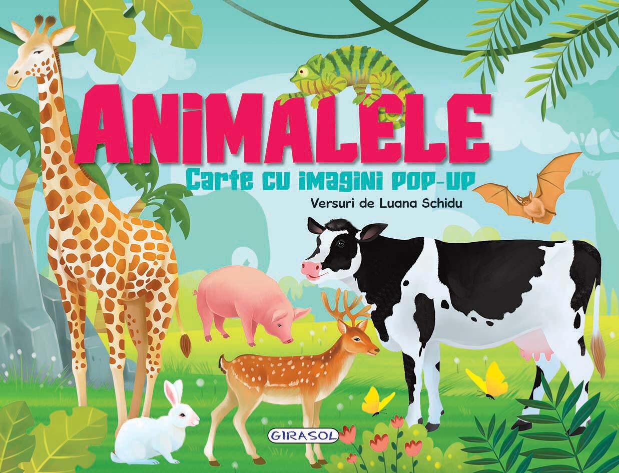 CARTE CU IMAGINI POP-UP - ANIMALELE - GIRASOL (978-606-024-352-6)