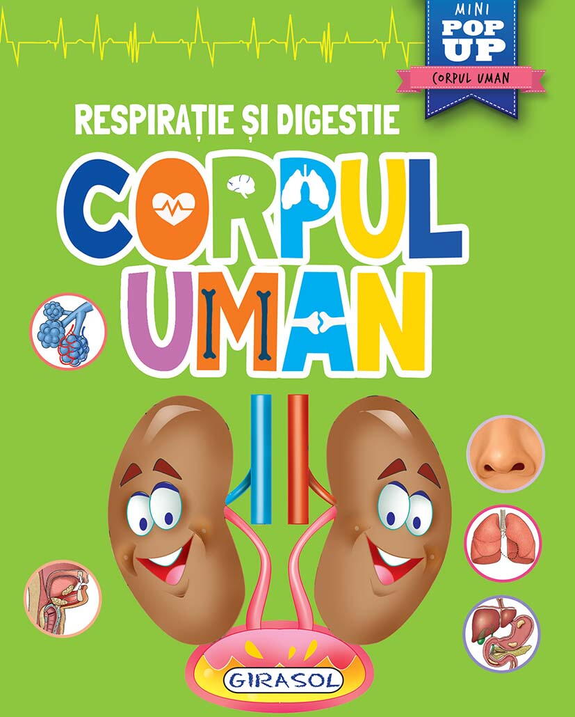 CORPUL UMAN - RESPIRATIE SI DIGESTIE - GIRASOL (978-606-024-337-3)