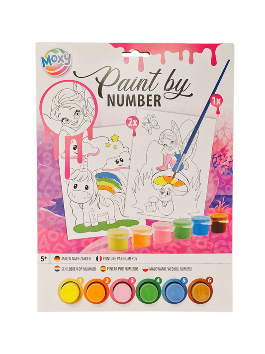 SET PICTURA PE NUMERE - UNICORN SI ZANA - MOXY (150057)