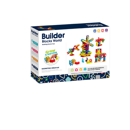 SET DE CONSTRUCTIE STEAM - FUN BLOCKS (78 PIESE) - BUFNITEL (188-674)