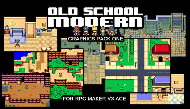 RPG MAKER - OLD SCHOOL MODERN RESOURCE PACK (DLC) - PC - STEAM - MULTILANGUAGE - WORLDWIDE