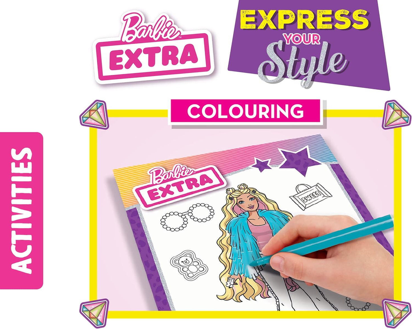 CARTE DE COLORAT CU ACTIVITATI BARBIE  - STILUL TAU - LISCIANI (L12679)