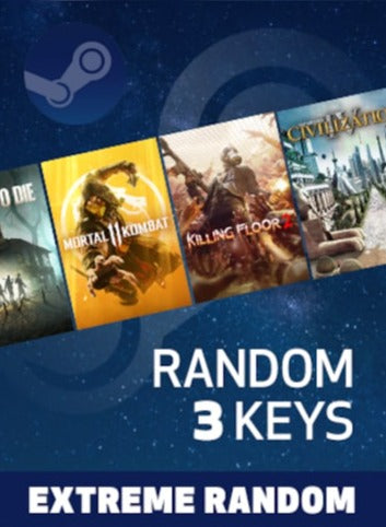 EXTREME RANDOM 3 KEYS - PC - STEAM - MULTILANGUAGE - WORLDWIDE