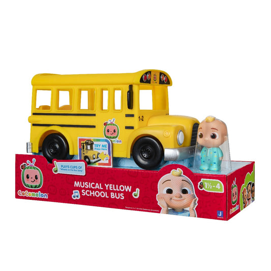 COCOMELON - AUTOBUZ SCOLAR CU CANTEC SI FIGURINA JJ (CMW0015)