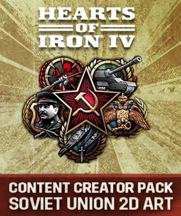 HEARTS OF IRON IV: CONTENT CREATOR PACK - SOVIET UNION 2D ART (DLC) - PC - STEAM - MULTILANGUAGE - WORLDWIDE