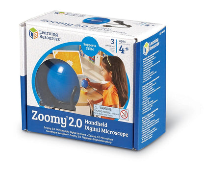 MICROSCOP DIGITAL ZOOMY 2.0 (ALBASTRU) - LEARNING RESOURCES (LER4429-B)