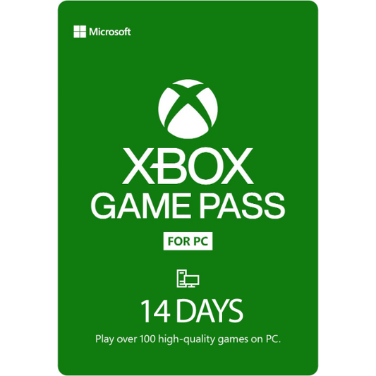 XBOX GAME PASS PC - 14 DAYS TRIAL (NON-STACKABLE) - XBOX LIVE - WORLDWIDE