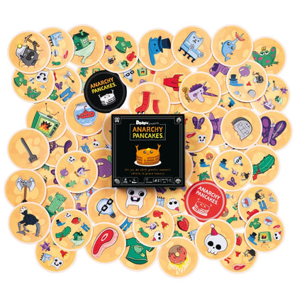 JOC DOBBLE ANARCHY PANCAKES, LIMBA ROMANA - ASMODEE GROUP (DOBAP08RO)