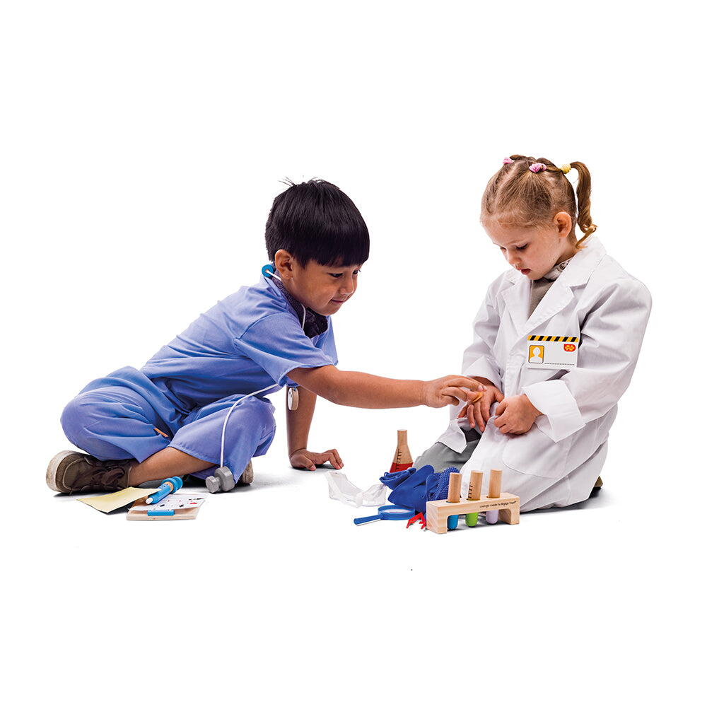 SET COSTUM SI ACCESORII DOCTOR PENTRU COPII - BIGJIGS TOYS (34066)