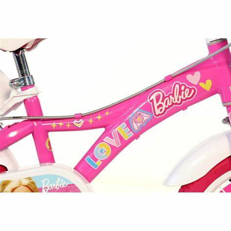 BICICLETA COPII 14" - BARBIE ROZ - DINO BIKES (614G-02BA)