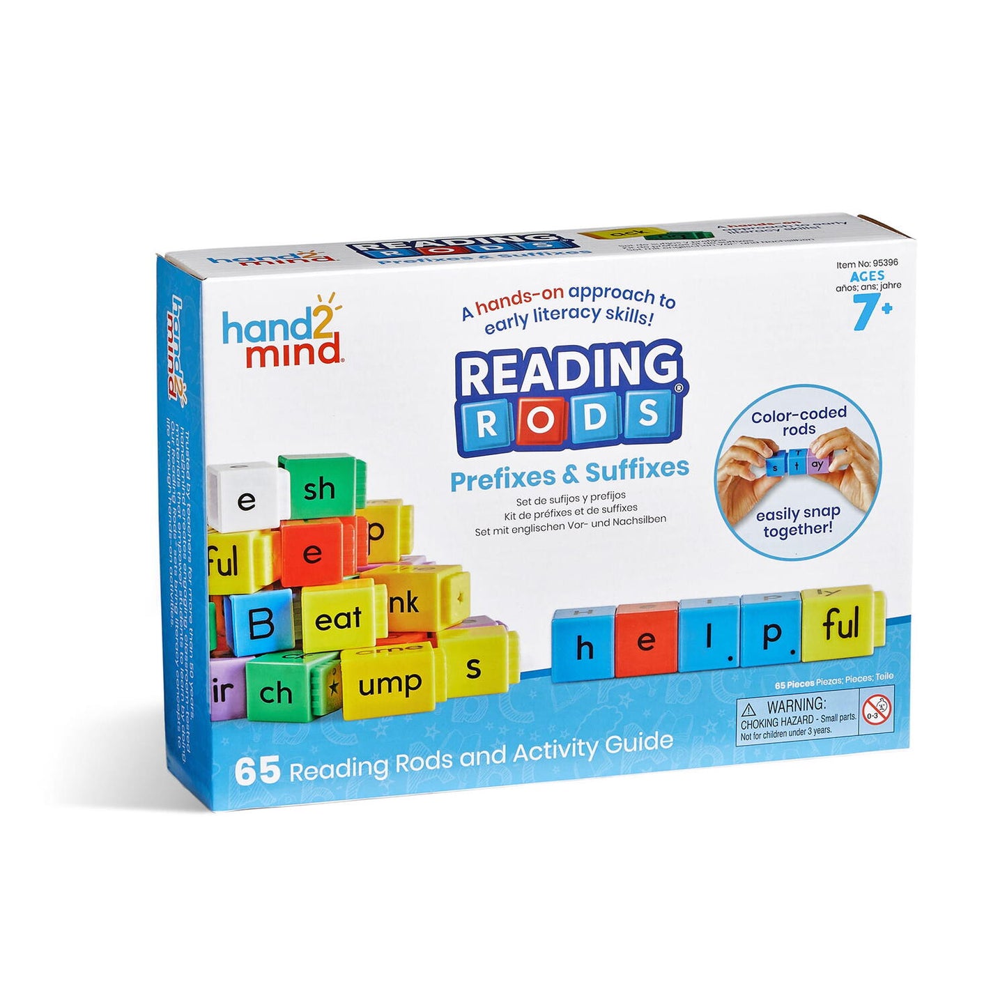 CUBURI READING RODS® - PREFIXE & SUFIXE - HAND2MIND (95396)