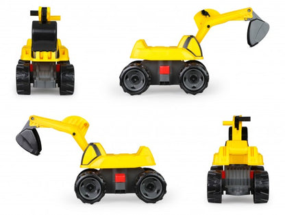 EXCAVATOR GIGA TRUCKS CU SEZUT DIN PLASTIC 68 CM - LENA (LE02144)