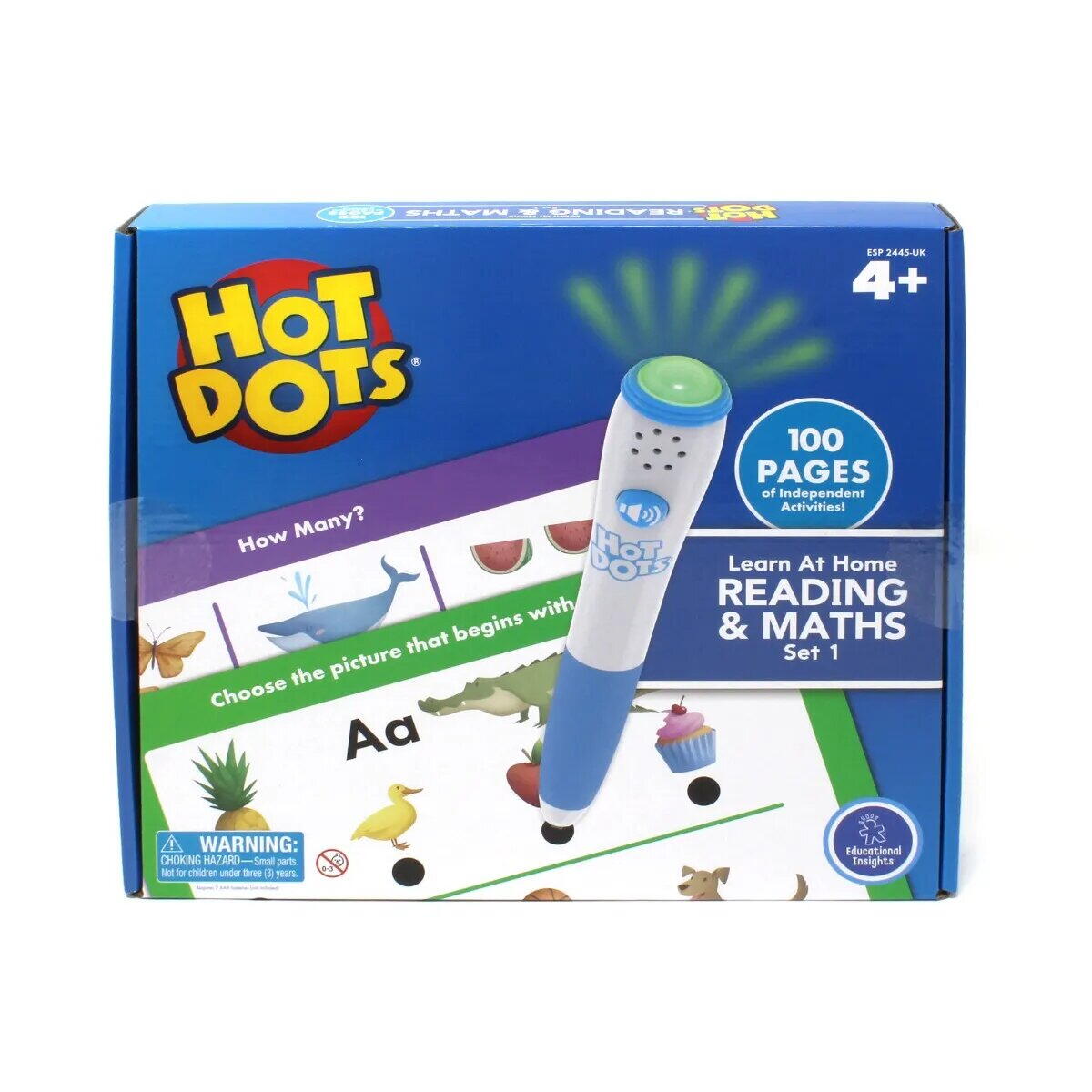 SET HOT DOTS®  - CITESC SINGUR IN LB.ENGLEZA - EDUCATIONAL INSIGHTS (ESP2445-UK) - Libelula Vesela - Jucarii