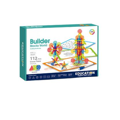 SET DE CONSTRUCTIE STEAM - FULGI DE ZAPADA (112 PIESE) - BUFNITEL (188-631)