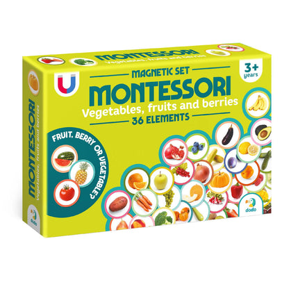 SET MAGNETI MONTESSORI - FRUCTE SI LEGUME - DODO (DO200272)