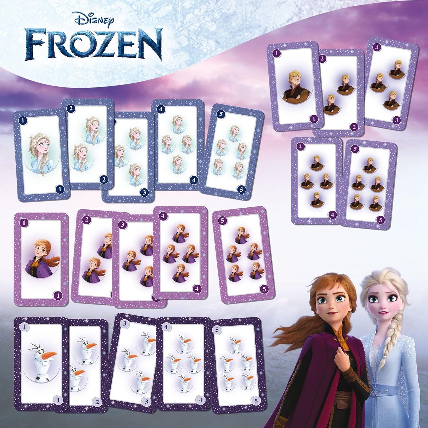 JOC DE CARTI  2 IN 1 - FROZEN - LISCIANI (L92109)