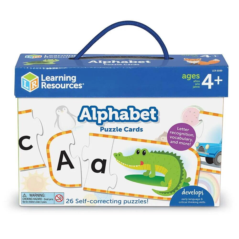 SET 26 DE PUZZLE-URI ALFABET (3 PIESE) - LEARNING RESOURCES (LER6089)