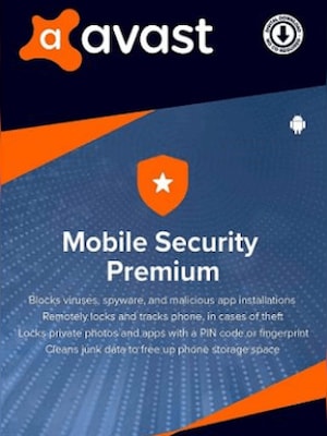 AVAST MOBILE SECURITY PREMIUM (1 DEVICE, 1 YEAR) (ANDROID) - PC - OFFICIAL WEBSITE - MULTILANGUAGE - WORLDWIDE