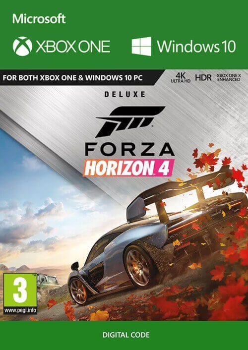 FORZA HORIZON 4 DELUXE EDITION - XBOX ONE, WINDOWS 10 - XBOX LIVE - MULTILANGUAGE - WORLDWIDE - Libelula Vesela - Jocuri video