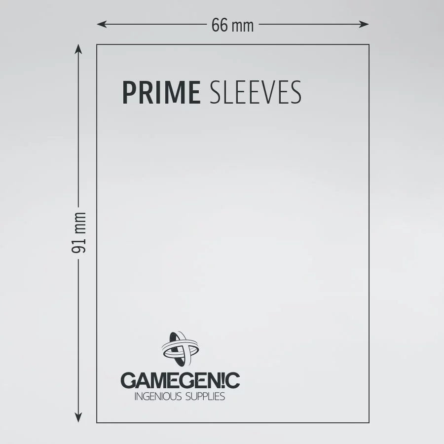 GAMEGENIC SLEEVES - FOLIE PROTECTIE CARTI, NEGRU - GAMEGENIC (GGS10018ML)