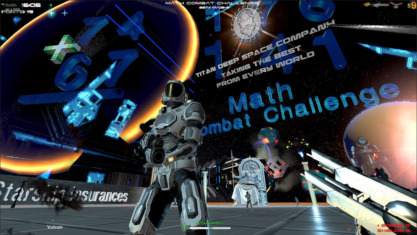 MATH COMBAT CHALLENGE - STEAM - MULTILANGUAGE - WORLDWIDE - PC - Libelula Vesela - Jocuri video