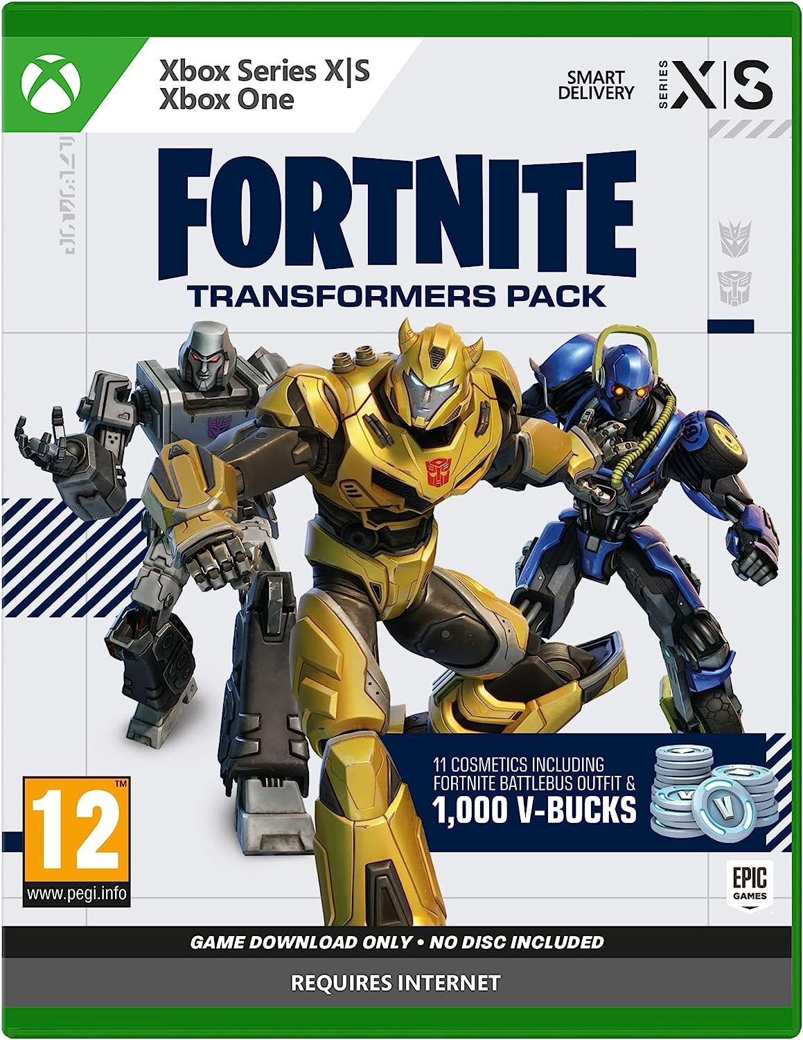 FORTNITE - TRANSFORMERS PACK + 1000 V-BUCKS (XBOX SERIES X|S) - XBOX LIVE - MULTILANGUAGE - WORLDWIDE - Libelula Vesela - Jocuri video