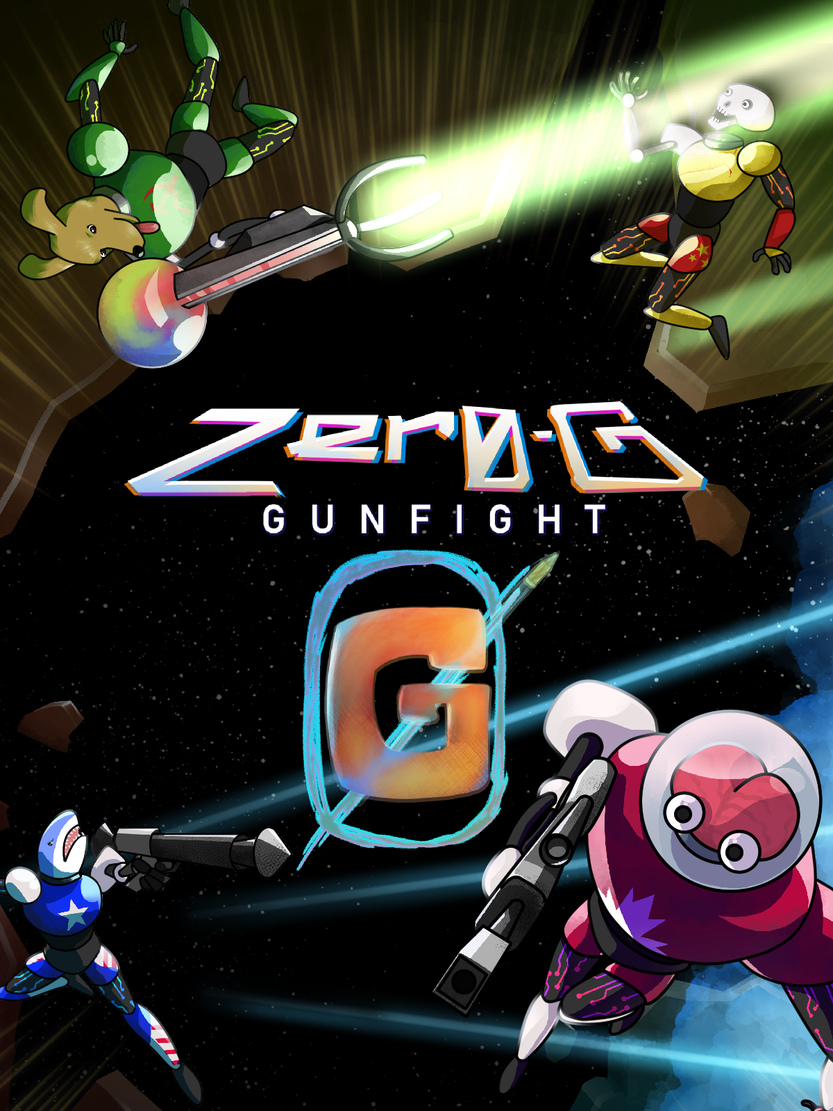 ZERO-G GUNFIGHT - PC - STEAM - MULTILANGUAGE - WORLDWIDE - Libelula Vesela - Jocuri video