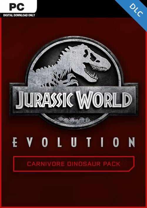 JURASSIC WORLD EVOLUTION: CARNIVORE DINOSAUR PACK - STEAM - PC - WORLDWIDE - MULTILANGUAGE