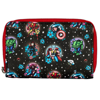 FUNKO LF: MARVEL AVENGERS TATTOO ZIP AROUND WALLET - FUNKO (MVWA0163)