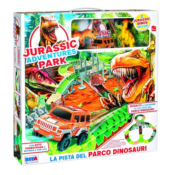 PISTA JURASSIC DINO CU MASINA - RS TOYS (RS11168)