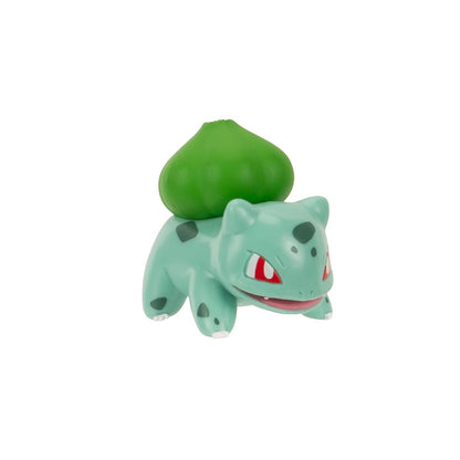 POKEMON - SET FIGURINA SI CENTURA CLIP N GO, BULBASAUR #1 WITH LEVEL BALL, NEST BALL AND BULBASAUR THEMED BELT W16 (PKW3646)