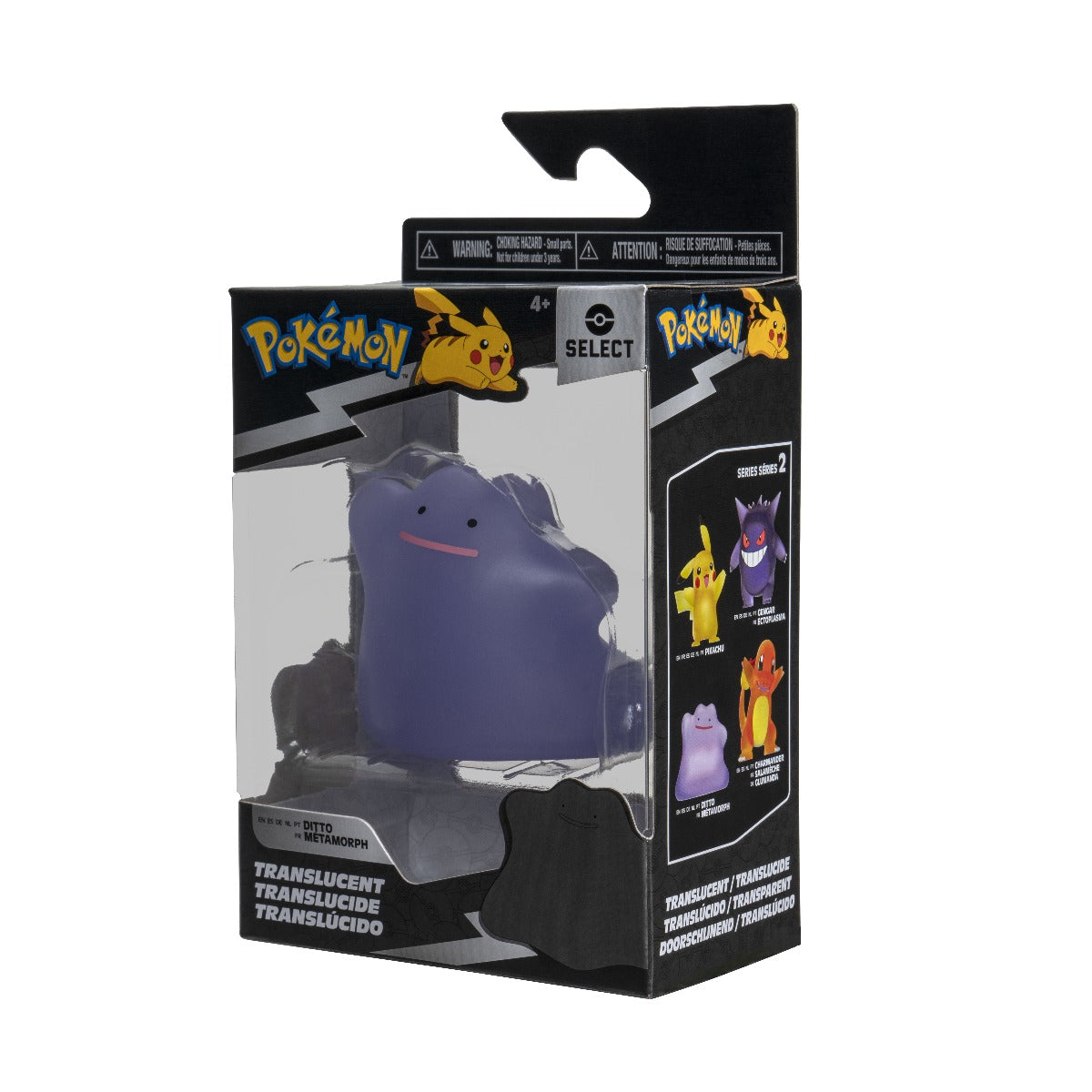 POKEMON - FIGURINA DE ACTIUNE SELECT 7.5 CM, TRANSLUCENT - 6 MODELE (PKW2740)