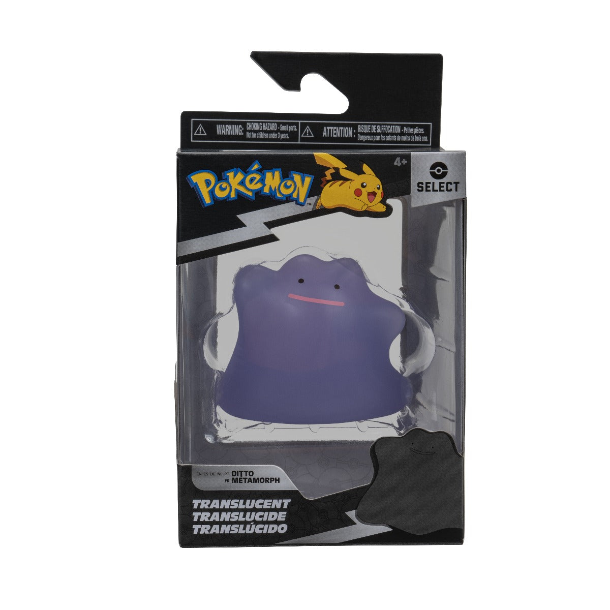 POKEMON - FIGURINA DE ACTIUNE SELECT 7.5 CM, TRANSLUCENT - 6 MODELE (PKW2740)