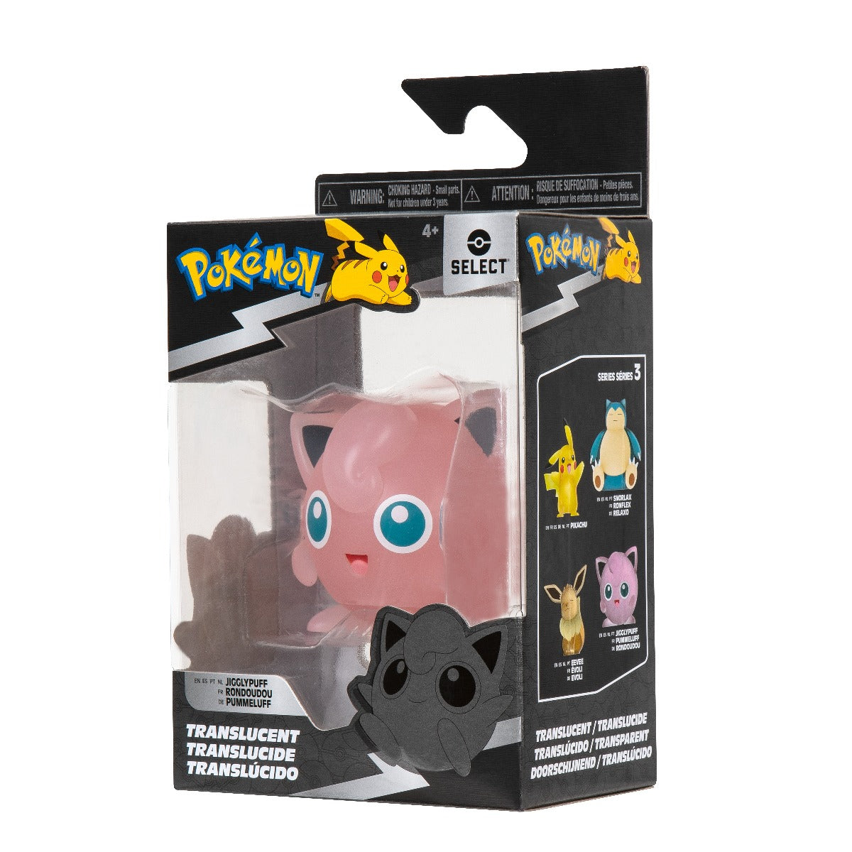 POKEMON - FIGURINA DE ACTIUNE SELECT 7.5 CM, TRANSLUCENT - 6 MODELE (PKW2740)