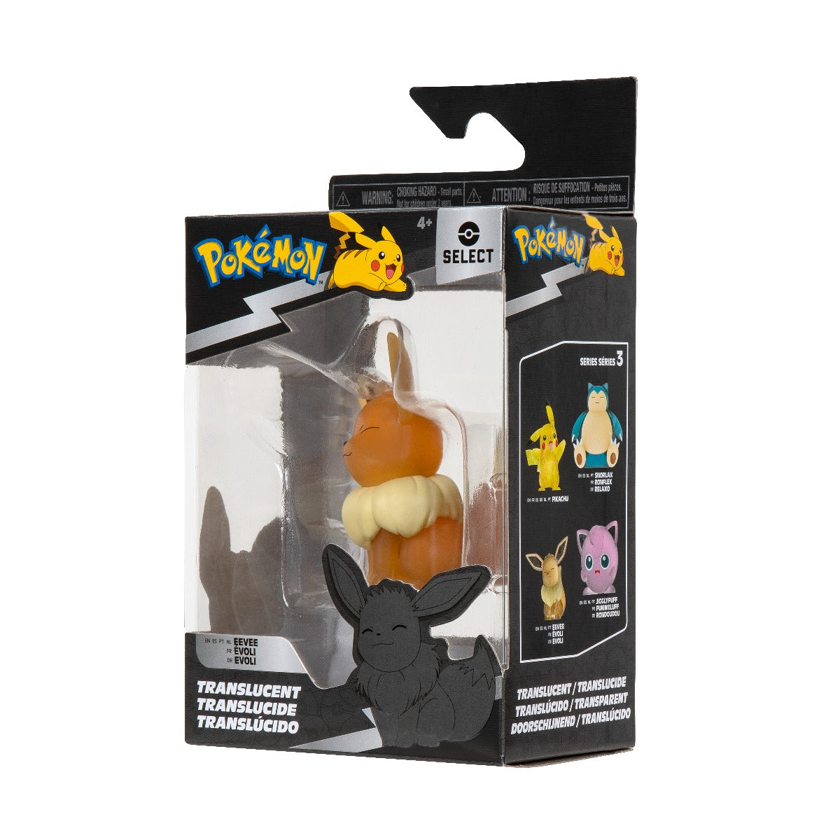 POKEMON - FIGURINA DE ACTIUNE SELECT 7.5 CM, TRANSLUCENT - 6 MODELE (PKW2740)