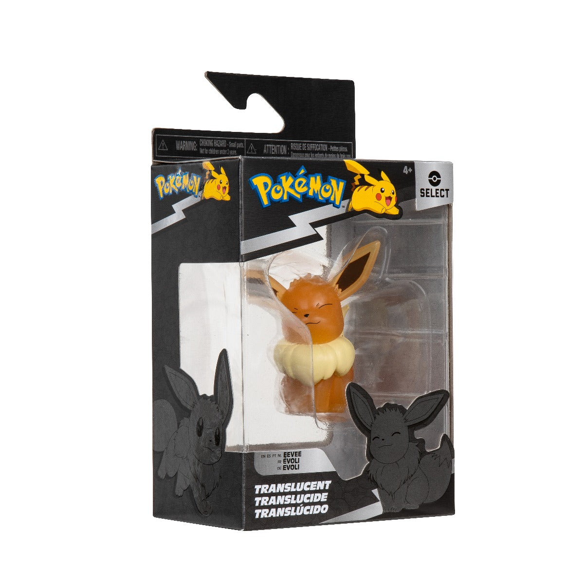 POKEMON - FIGURINA DE ACTIUNE SELECT 7.5 CM, TRANSLUCENT - 6 MODELE (PKW2740)