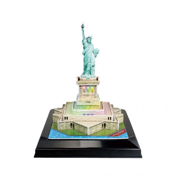 PUZZLE 3D CUBIC FUN LED STATUIA LIBERTATII 37 PIESE - CUBIC FUN (VDM2011569)