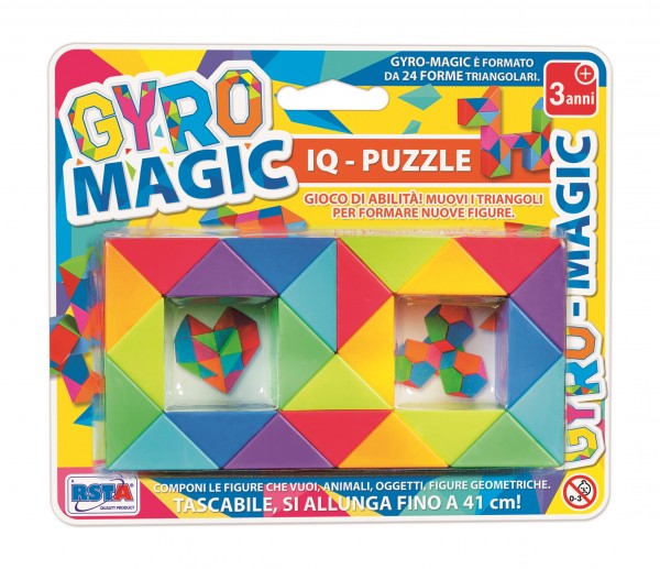 PUZZLE MAGIC GIROSCOPIC RS TOYS CU 24 FORME TRIUNGHIULARE - RS TOYS (RS11707)