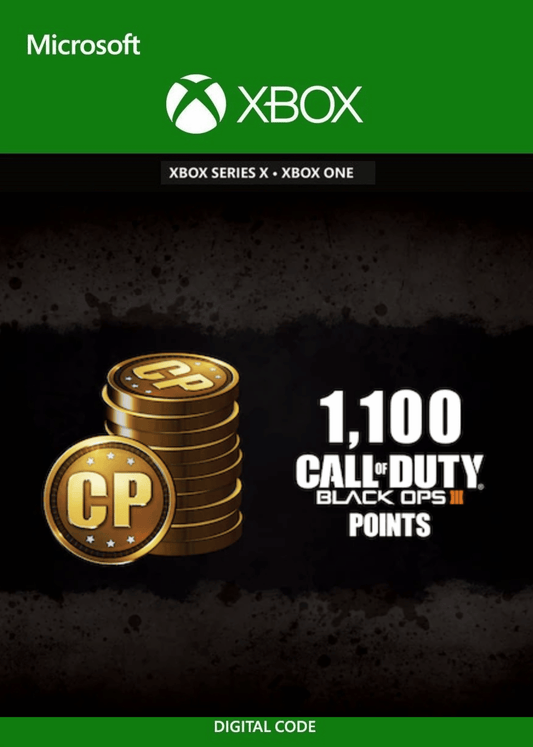 CALL OF DUTY: BLACK OPS III - 1100 POINTS (XBOX ONE) - XBOX LIVE - MULTILANGUAGE - WORLDWIDE