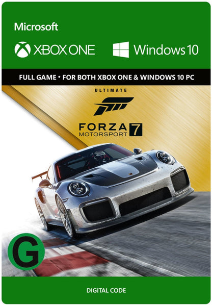 FORZA MOTORSPORT 7 (ULTIMATE EDITION) - XBOX ONE / WINDOWS 10 - XBOX LIVE - PC - EU - MULTILANGUAGE