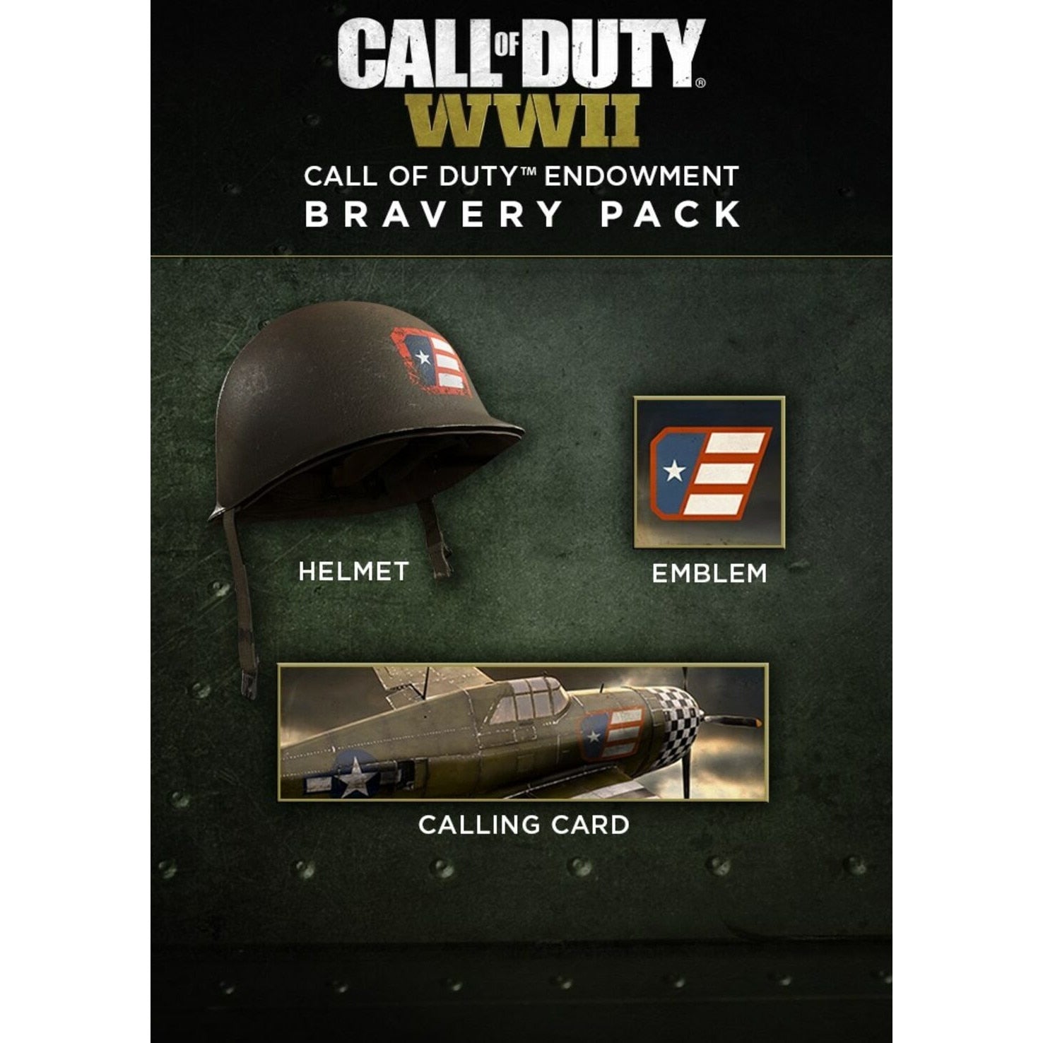 CALL OF DUTY: WWII - CALL OF DUTY ENDOWMENT BRAVERY PACK (DLC) - PC - STEAM - MULTILANGUAGE - WORLDWIDE