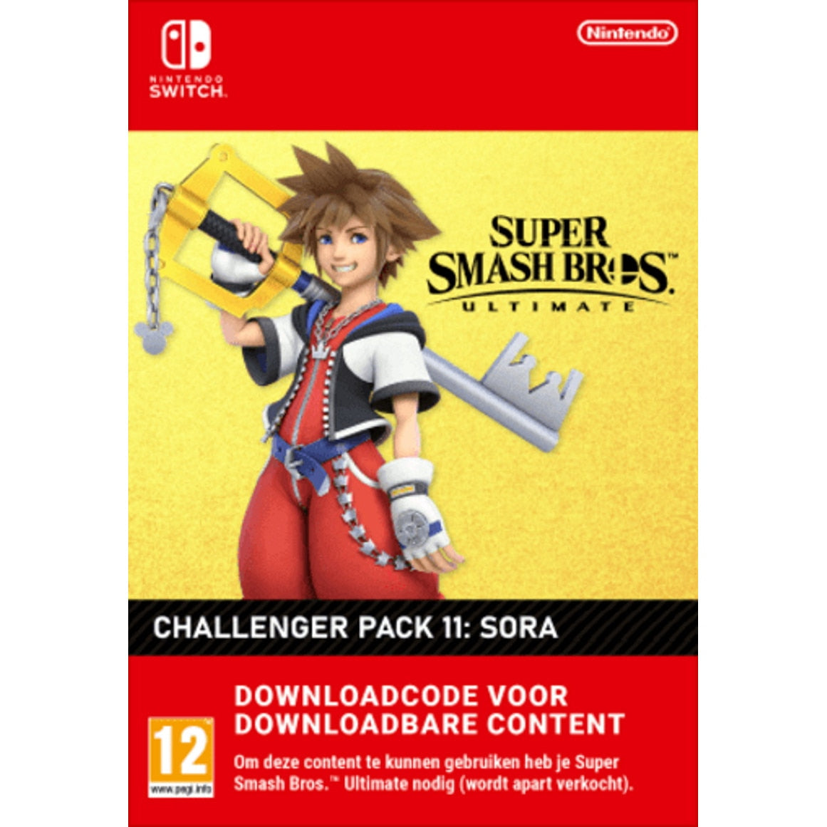 SUPER SMASH BROS. ULTIMATE - CHALLENGER PACK 11: SORA - NINTENDO SWITCH - EU - MULTILANGUAGE - Libelula Vesela - Jocuri video