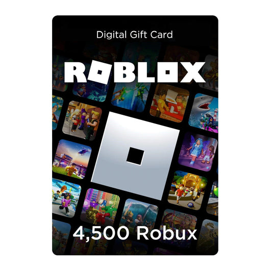 ROBLOX GIFT CARD 4500 ROBUX - PC - OFFICIAL WEBSITE - MULTILANGUAGE - WORLDWIDE