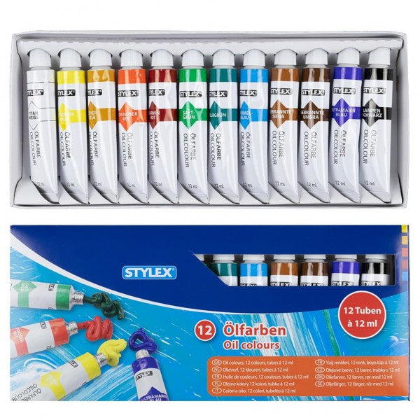 SET 12 VOPSELE IN ULEI, 12 ML - STYLEX (VDM1423014)