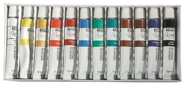 SET 12 VOPSELE IN ULEI, 12 ML - STYLEX (VDM1423014)