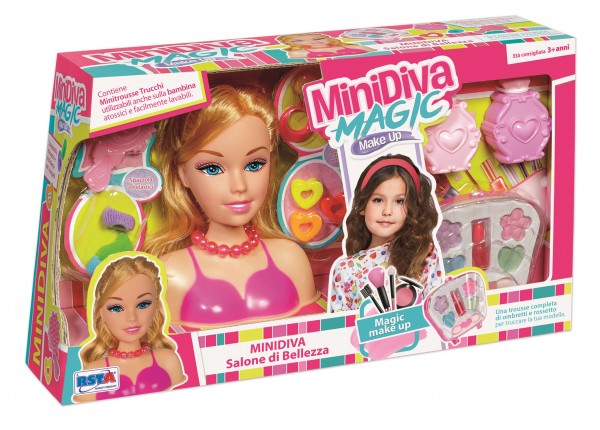 SET COSMETICA MINIDIVA CU BUST COSMETICA SI ACCESORII - RS TOYS (RS11700)