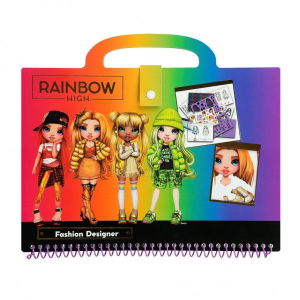 SET DE COLORAT RAINBOW HIGH CU COPERTE TARI STICKERE SI ACCESORII -  (VDM2009270)