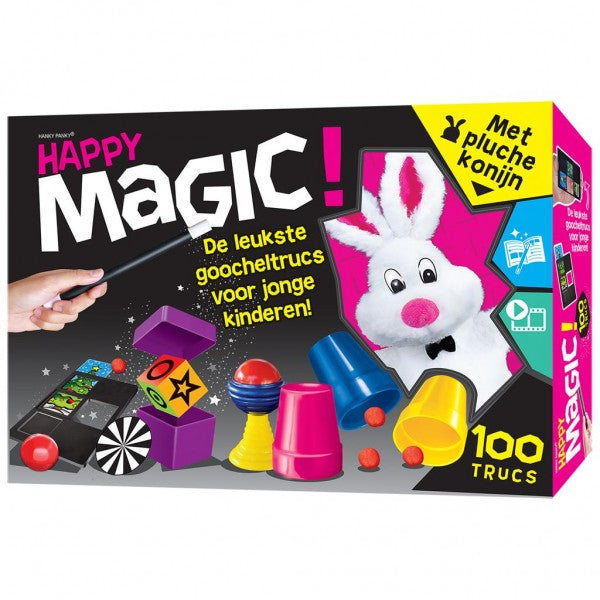 SET PRIMUL MEU SET MAGIC CU IEPURE HAPPY MAGIC XL 100 TRUCURI - OEM (VDM2009955)