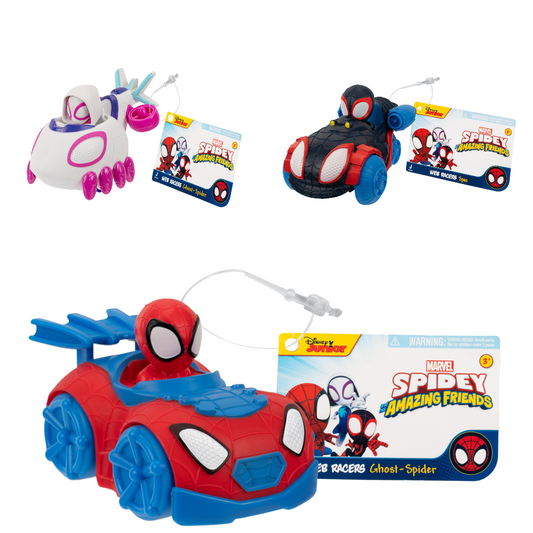 PAIENJENELUL MARVEL - MINI-VEHICUL WEB RACERS, DIVERSE MODELE (SNF0312)